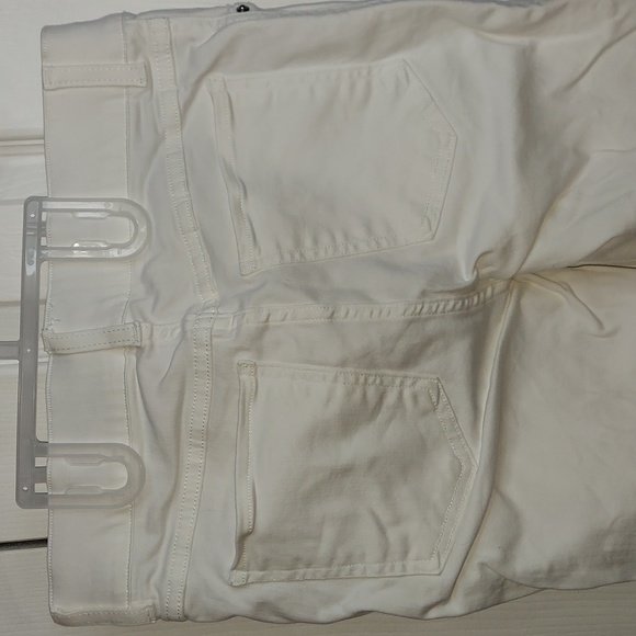 SPANX white cropped skinny jeans size Small - Picture 6 of 6